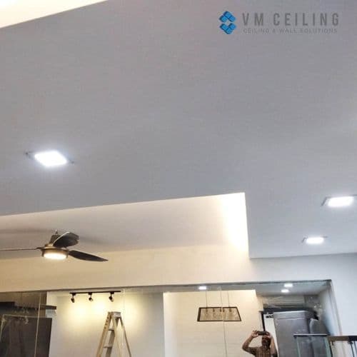 HDB Living Room False Ceiling — AYAFA Engineering project